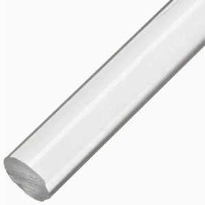 Acrylic Cast Round Rod 60 Length x 1 Thick Clear Nominal 