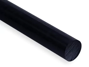 Delrin&reg; Rod | Black Acetal Homopolymer