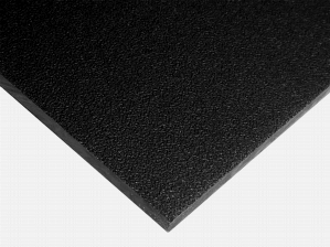 KYDEX® Thermoplastic Sheet KYDEX® T, Sheet, Calcutta Black 52000, KYDEX®,  Haircell P1, Fire-Rated, (0.06 in x 48 in x 96 in)