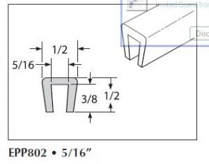 UHMW Natural Snap-On-Epp802