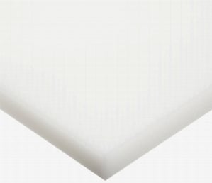 Virgin Natural UHMW Polyethylene Plastic Sheet 1/4 x 24 x 48 