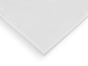 Plastic Lumber Sheet | Aspen White HDPE Woodgrain Sheet