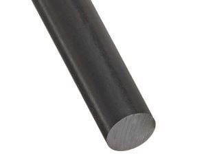 Black Machine Grade Polycarbonate Rod
