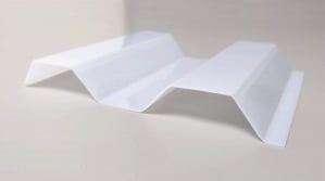 Polycarbonate Roof Panels | Ice (Opal) Corrugal Polycarbonate Plastic Sheet