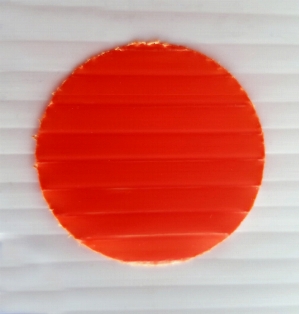 Polypropylene Fluted Sheet - Orange