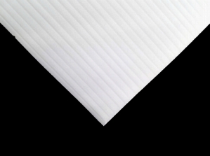 Polypropylene Fluted Sheet - White