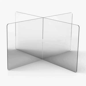 Portable Divider Wall | Sneeze Guard Office Table Dividers