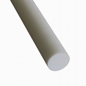 PTFE ROD  VIRGIN POLYTETRAFLUOROETHYLENE Plastic Sheet - 2x0x - Mobile