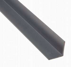 PVC Gray Angle 1 1/4x1 1/4"x.187"
