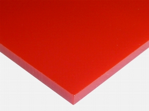 Acrylic Sheet - Red 2157 / 3RK30 Cast Paper-Masked (Translucent 2%)