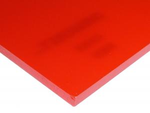 ACRYLIC SHEET - RED 2283 / 3RK32 CAST PAPER-MASKED (TRANSLUCENT 10%)