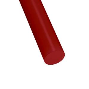 Red UHMW Virgin Rod