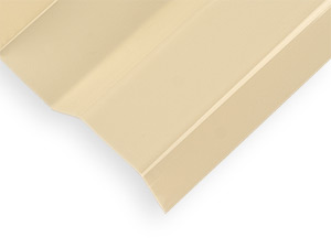 SUNTUF SMOOTH CREAM CORRUGATED POLYCARBONATE