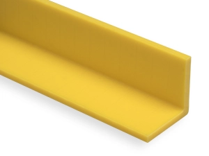 UHMW Angle Profile | Yellow Reprocessed