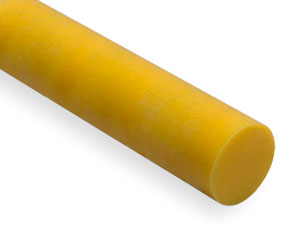 UHMW Rod | Yellow Reprocessed