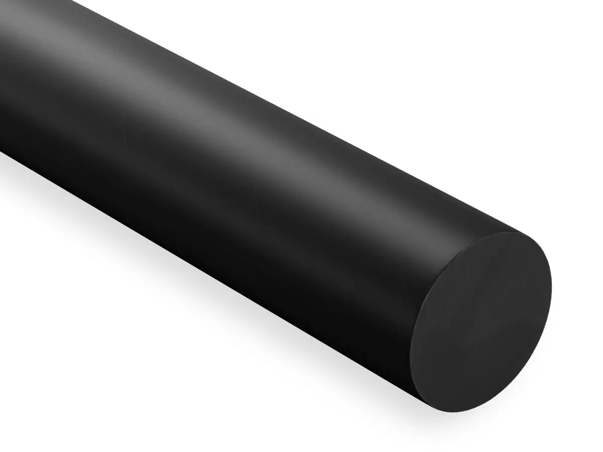 Nylon Extruded Rod | Black Nylon 6/6 Round Rod