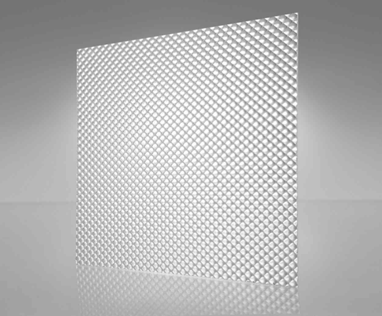Plaskolite Optix Patterned Acrylic Sheet | Pattern 12 Prismatic Sheet