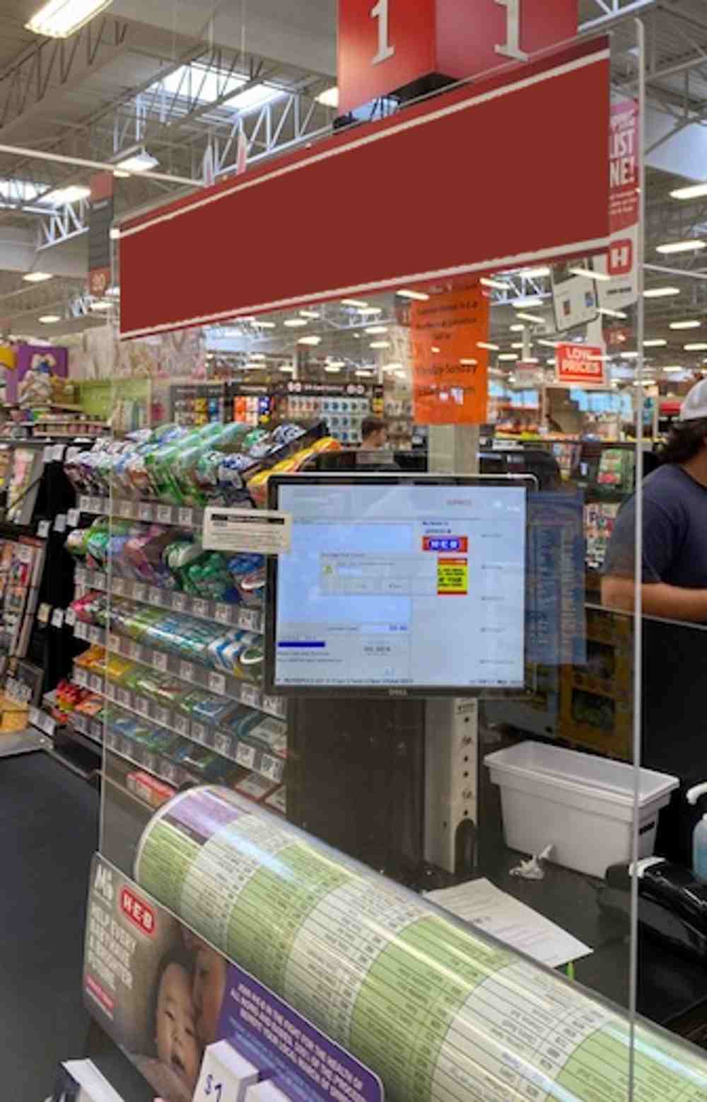 Plastic Sneeze Guard & Cashier Protective Panels | Sneezeguards Image 2