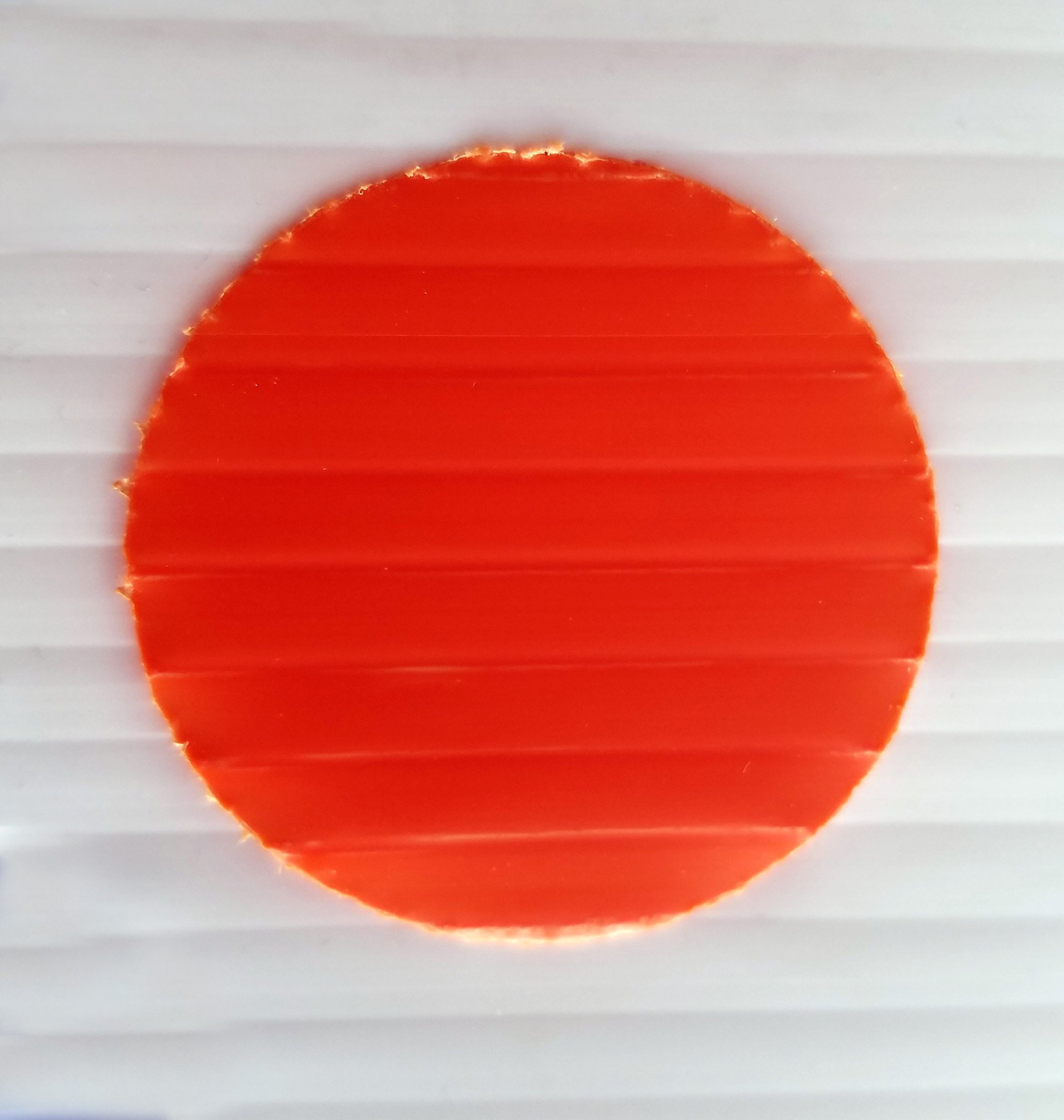 Polypropylene Fluted Sheet | Orange