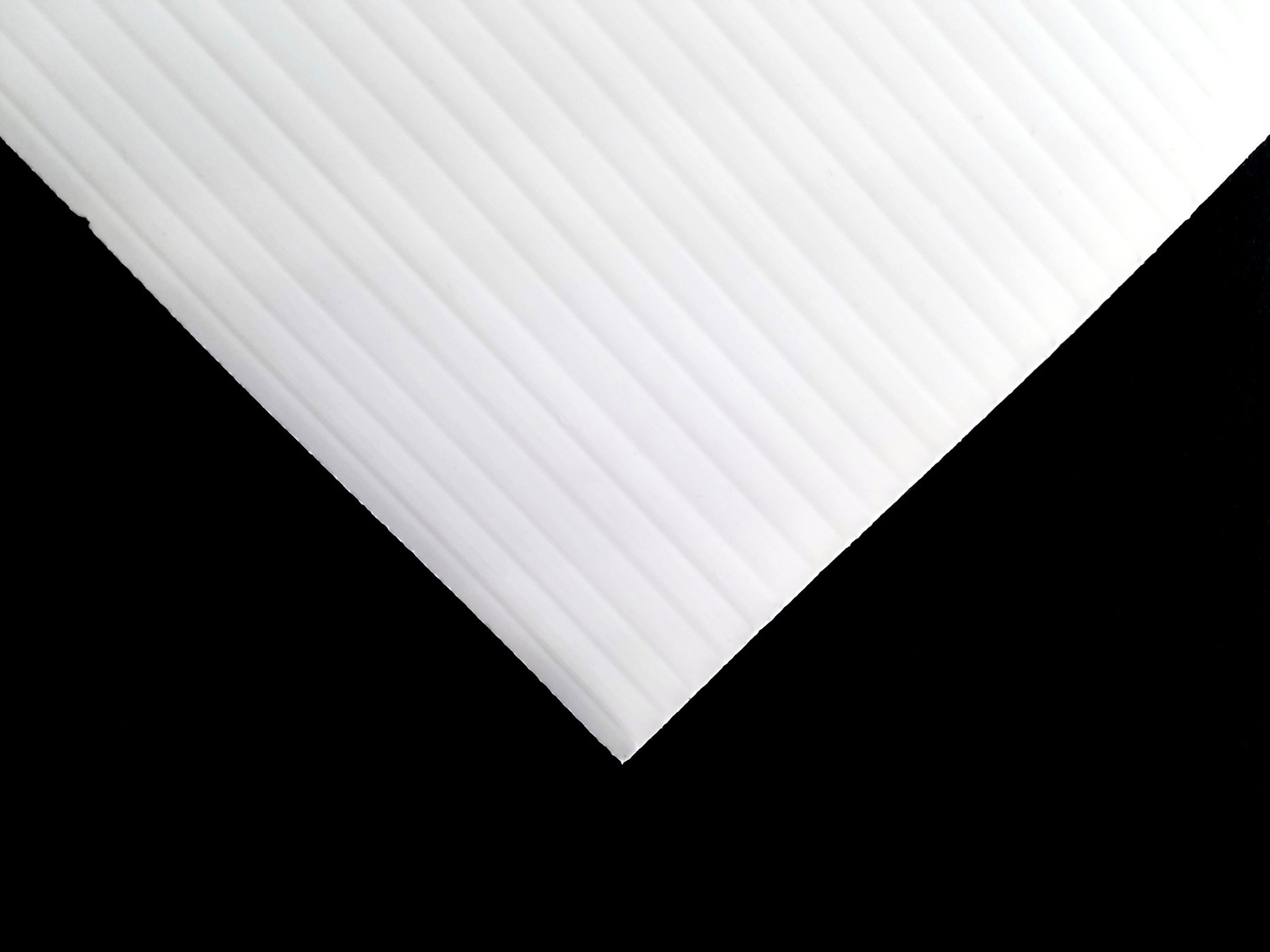 Polypropylene Fluted Sheet | White