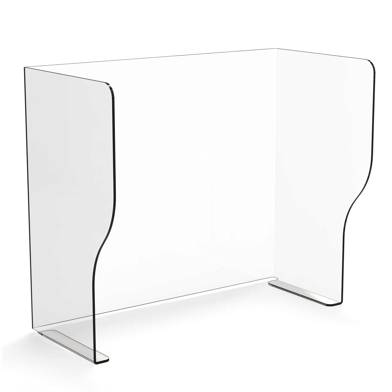 Portable Freestanding Desk Sneeze Guard Image 2