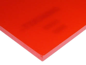 ACRYLIC SHEET - RED 2283 / 3RK32 CAST PAPER-MASKED (TRANSLUCENT 10%) Image 2