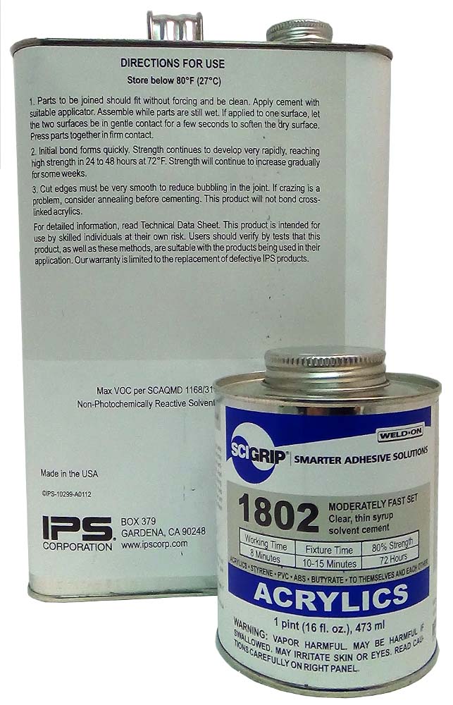 SCIGRIP WELD-ON 1802 ADHESIVE