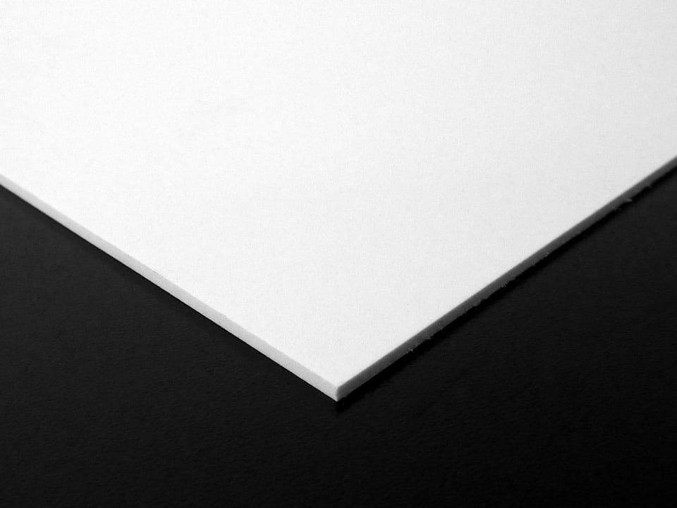 8 Pieces HIS/HISS .080" x 12" x 24" White High Impact Styrene Sheet 