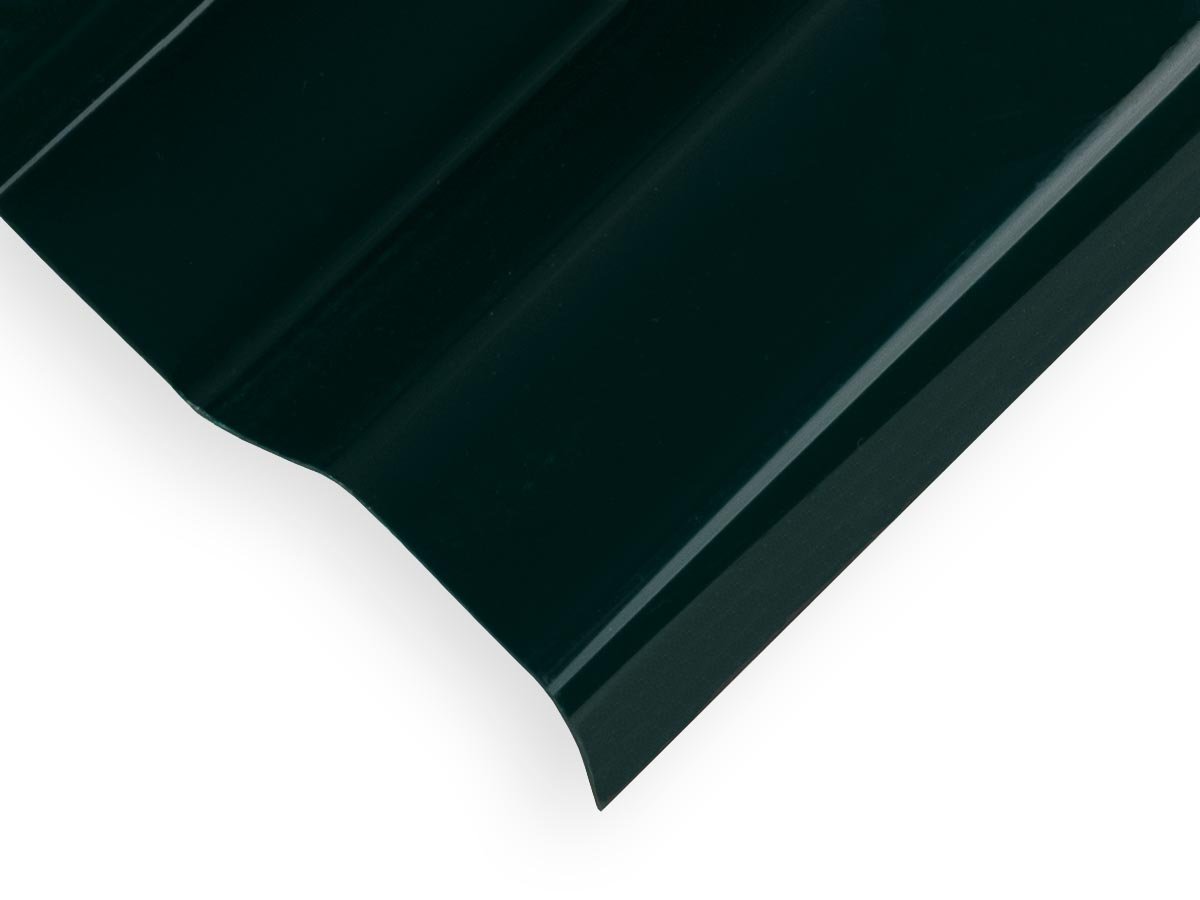 SunTuf Hunter Green Corrugated Polycarbonate