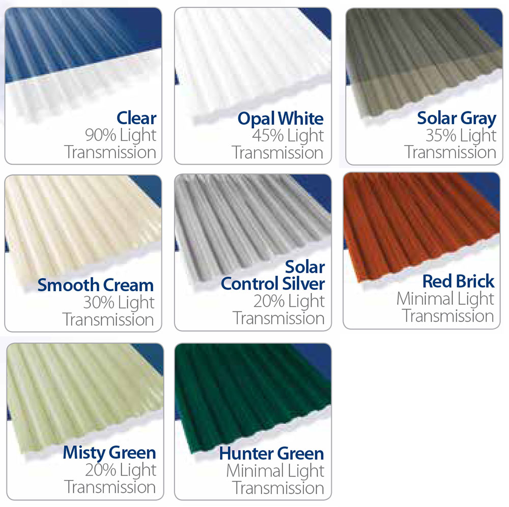 SunTuf Smooth Cream Corrugated Polycarbonate Image 2