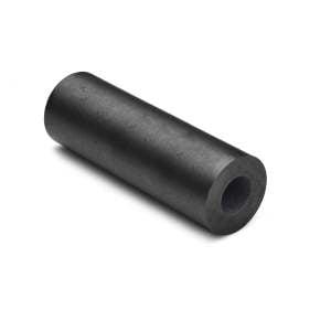 Black Ketron PEEK Tube | Compression Molded 30% Carbon Filled