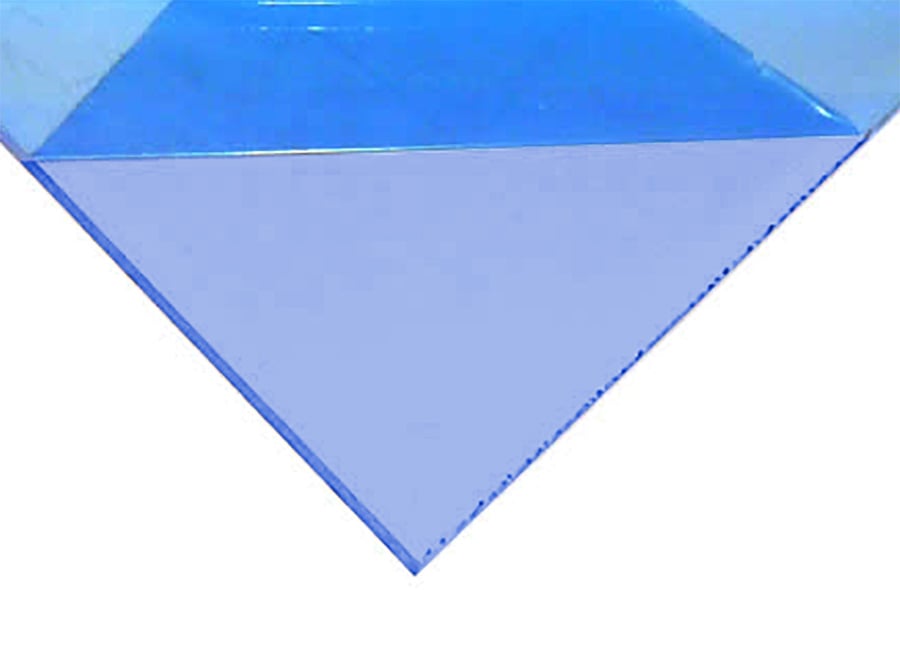 Clear PVC Sheet Blue Tint