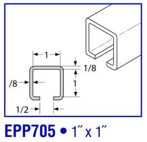 UHMW Snap-On EPP-705 10 ft.