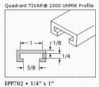 UHMW NATURAL C CHANNEL-EPP702