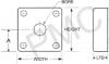 FLANGE BEARINGS - 4 BOLT (OIL FILLED NYLON)