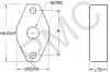 FLANGE BEARINGS | 2 BOLT (OIL FILLED NYLON)