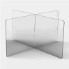 Portable Divider Wall | Sneeze Guard Office Table Dividers