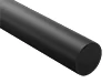 UHMW Black Rod | Virgin UHMW Polyethylene