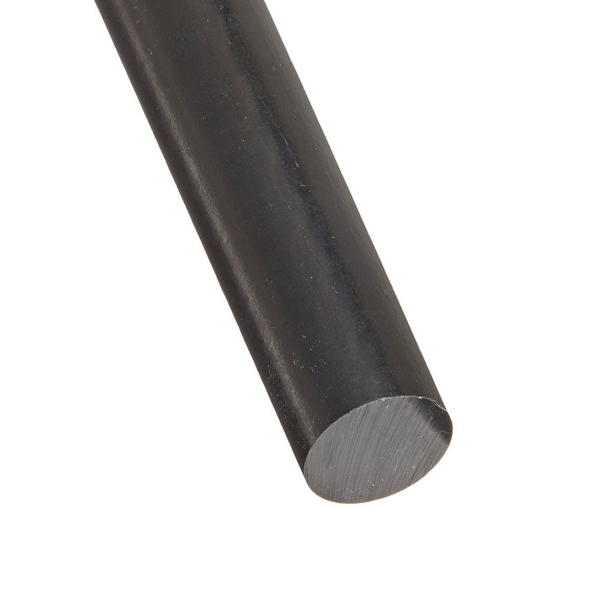 Long UHMW Polyethylene Plastic Rod 4 Diameter x 1 ft 