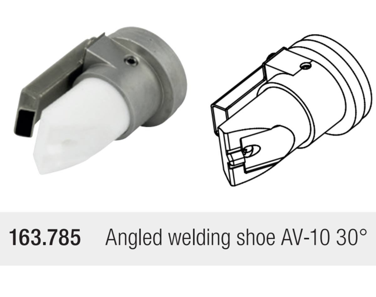 WELDING SHOE AV-10 (ANGLED 30-DEGREE)